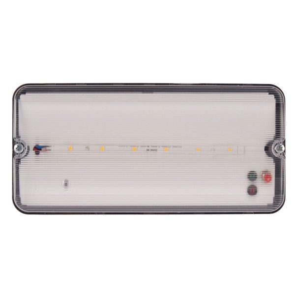 Светильник пылевлагозащищенный Uniel ULW-K25B 6W/4000K/EMG IP65 BLACK