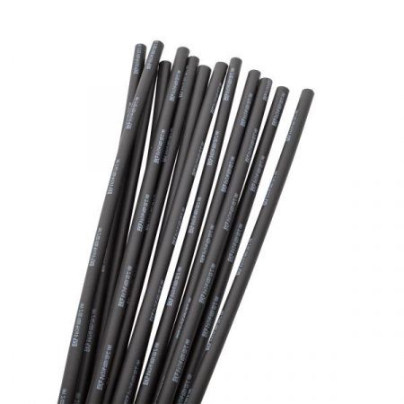 Термоусаживаемая трубка ТУТ нг 6/3 черная в отрезках по 1м EKF PROxima