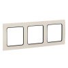 Стокгольм Рамка 3-местная белая с линией цвета черный EKF PROxima