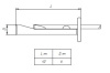 Анкер-клин М6x40 мм EKF