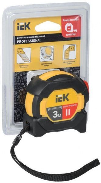 Рулетка измерительная Professional 3м IEK