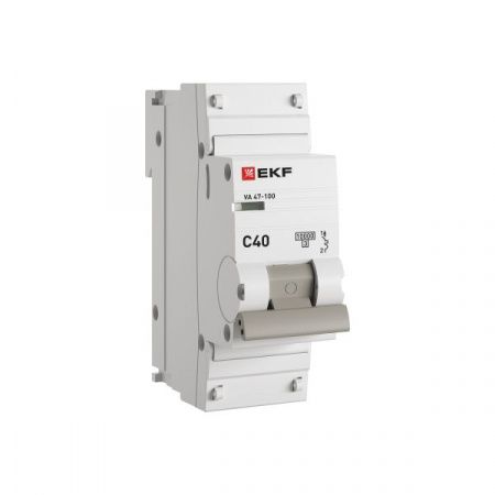 Выкл.автом.  1П  40А (C) 10kA ВА 47-100 EKF PROxima