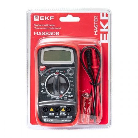 Мультиметр цифровой MAS830B Expert EKF In-180701-pm830B