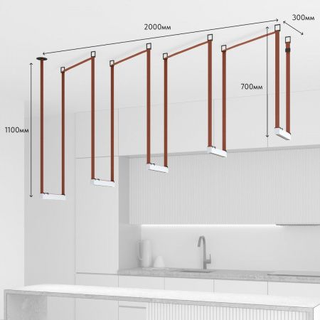 Трековая ременная система Denkirs Belty Set DK55SET17-01-BR