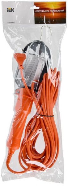 IEK Переноска УП-1Р 10м 2Р плоск вилка