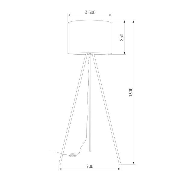 Торшер TK Lighting 16032 Umberto