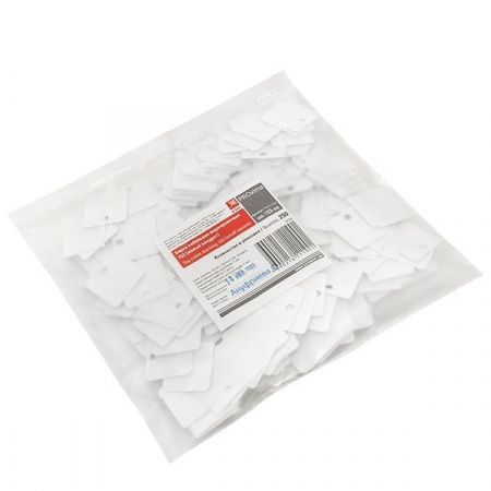 Бирка кабельная маркировочная У-153 (250шт.) малый квадрат EKF PROxima