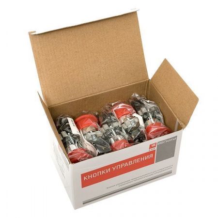 Кнопка BC42 грибок красная NC EKF PROxima