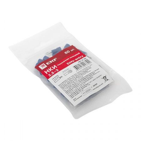 Наконечник кольцевой изолированный НКИ 2.5-3 (50шт.) EKF PROxima