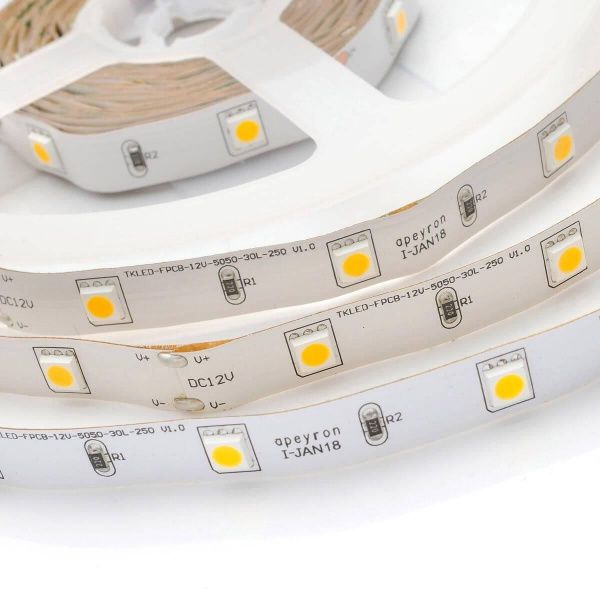 Светодиодная лента Apeyron 7,2W/m 30Led/m 5050SMD дневной белый 5M 00-149
