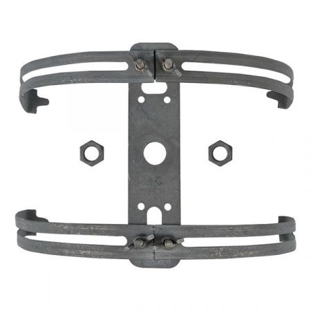 Держатель молниеприемника 1-2 метра на круглый конек двойной EKF PROxima