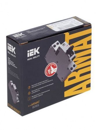 ARMAT Автоматический выключатель дифференциального тока B06S 1P+NP C32 30мА тип A (18мм) IEK