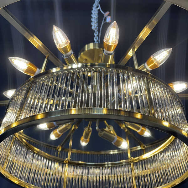 Подвесная люстра Imperium Loft Rh Marais Round Chandelier D100 228942-22