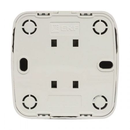 Минск Розетка Phone 1-местная ОП белая EKF Basic