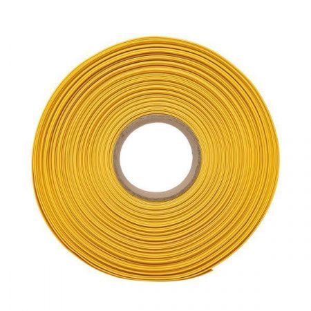 Термоусаживаемая трубка ТУТ нг 50/25 желтая рулон EKF PROxima
