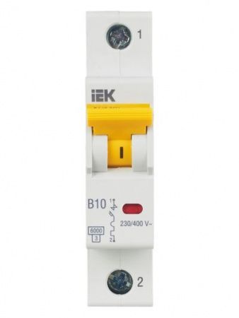 KARAT Автоматический выключатель ВА47-60M 1P B 10А 6кА IEK
