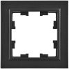 BRITE Рамка 1-местная РУ-1-БрЧ черный IEK