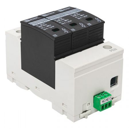 Ограничитель импульсных напряжений ОПВ-C/3P In 20кА 440В с сигн. EKF