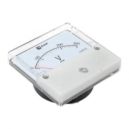 Вольтметр VMA-801 аналоговый на панель (80x80) круглый вырез 300В прямое подкл. EKF PROxima