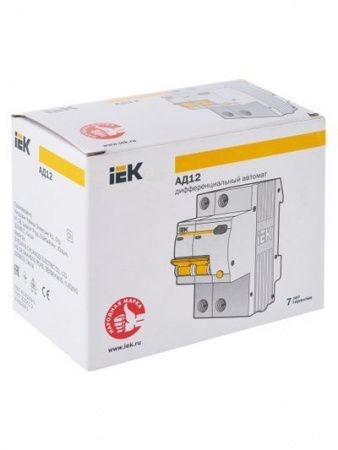 KARAT Дифференциальный автомат АД12 2P 6А 10мА тип AC IEK