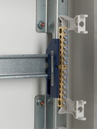 Шина N "ноль" на DIN-изол ШНИ-8х12-14-Д-С IEK