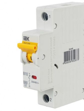 KARAT Автоматический выключатель ВА47-60M 1P B 10А 6кА IEK
