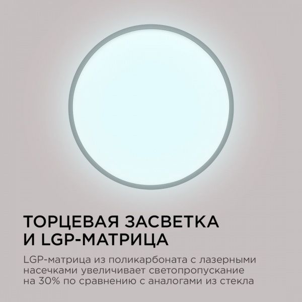 Настенно-потолочный светодиодный светильник Apeyron Spin 18-134