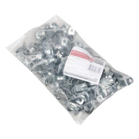 Скоба металлическая двухлапковая d19-20 мм (100 шт) EKF PROxima