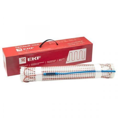 Мат нагревательный двухжильный "Уют" 1 кв. м. 150 Вт EKF