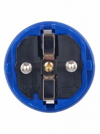 IEK ОМЕГА Вилка прям. IP44 синяя ВБп3-1-0м PKR01-016-2-K07