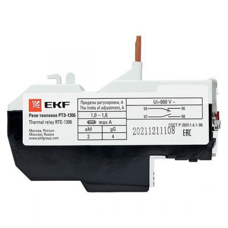 Реле тепловое РТЭ-1306 1-1,6А EKF PROxima