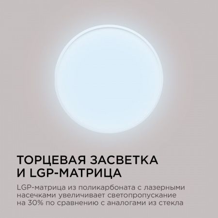 Настенно-потолочный светодиодный светильник Apeyron Spin 18-136