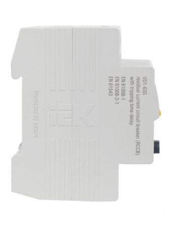 Выключатель дифференциальный (УЗО) ВД1-63S 4Р 40А 100мА IEK