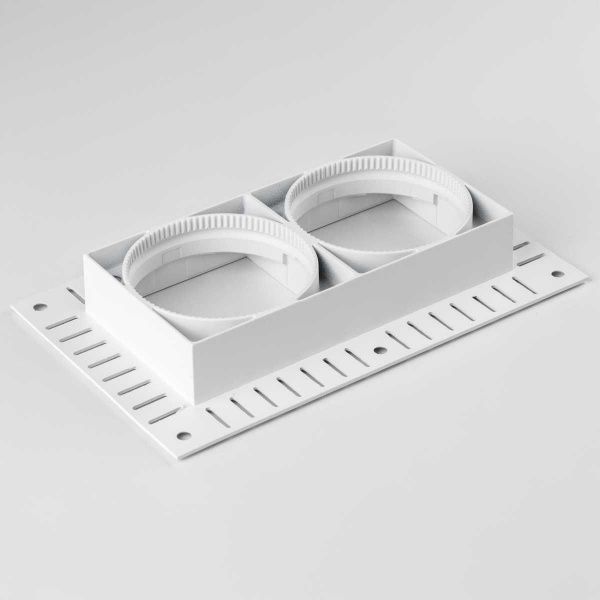 Рамка двойная квадратная скрытого монтажа для светодиодных модулей 0750хх STELLA Lightstar 075226-01