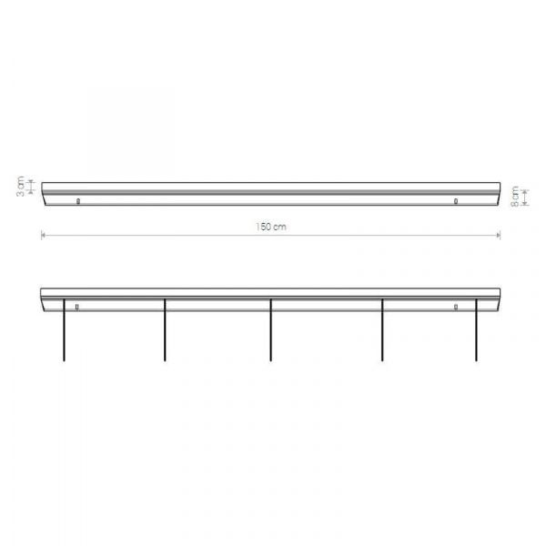 Основание для светильника Nowodvorski Cameleon Canopy B 1500 8608