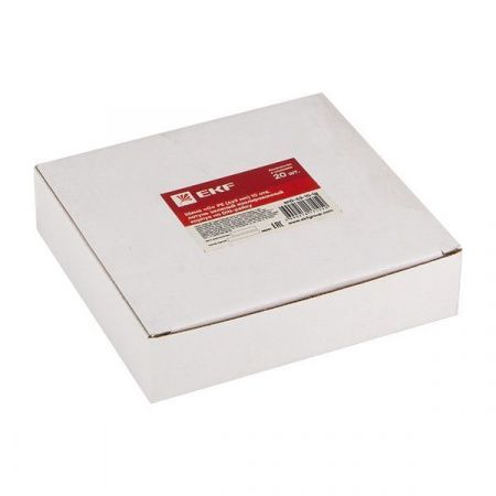 Шина "0" PE (6x9мм) 10 отверстий латунь зеленый изолированный корпус на DIN-рейку EKF PROxima