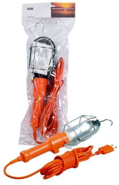 IEK Переноска УП-1Р  5м 2Р плоск вилка