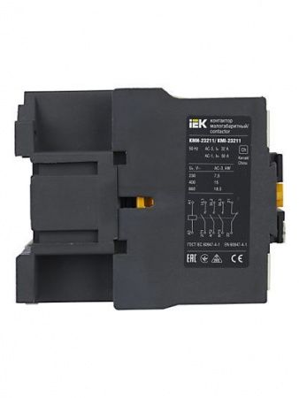 Контактор КМИ-23211 32А 230В/АС3 1NC IEK