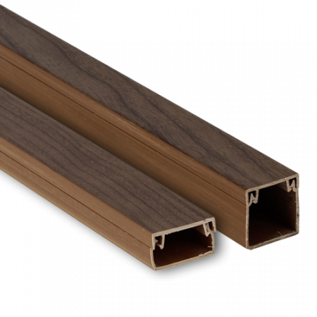 Канал кабельный (12x12) (120 м) темное дерево EKF-Plast