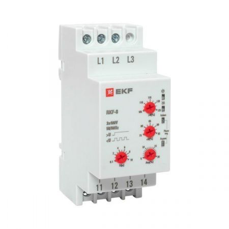 Реле контроля фаз многофункциональное RKF-8 EKF PROxima