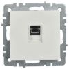 BRITE Розетка компьютерная RJ45 кат.6 РК11-БрБ белый IEK