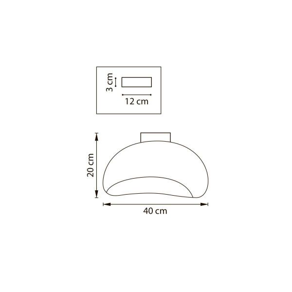 Светильник настенно-потолочный 1xE27 (led) max 12W Sigma Lightstar 611646