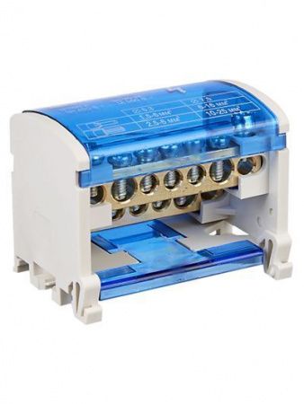 Шины на DIN-рейку в корпусе (кросс-модуль) ШНК 2х7 L+PEN IEK